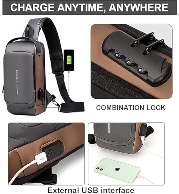 Urbanoro Urban Elite Unisex Sling Bag