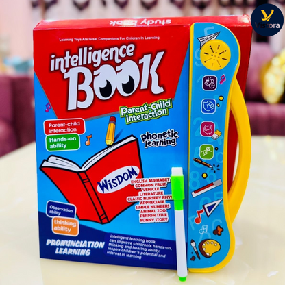 Urbanoro Interactive English Learning Book for Kids – Letters, Words, Rhymes & Sounds